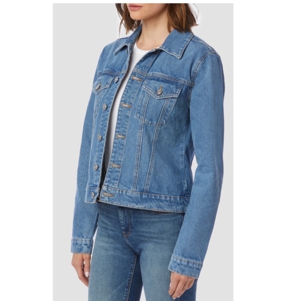 HUDSON Trucker Denim Jean Jacket Size S/M Excellent Condition Gorpcore